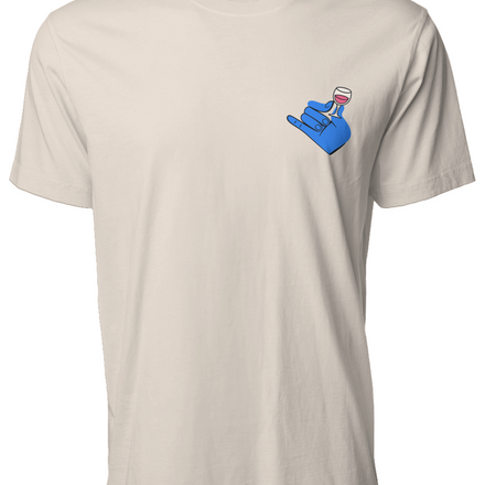 "Wine & Relax” Hand Tee