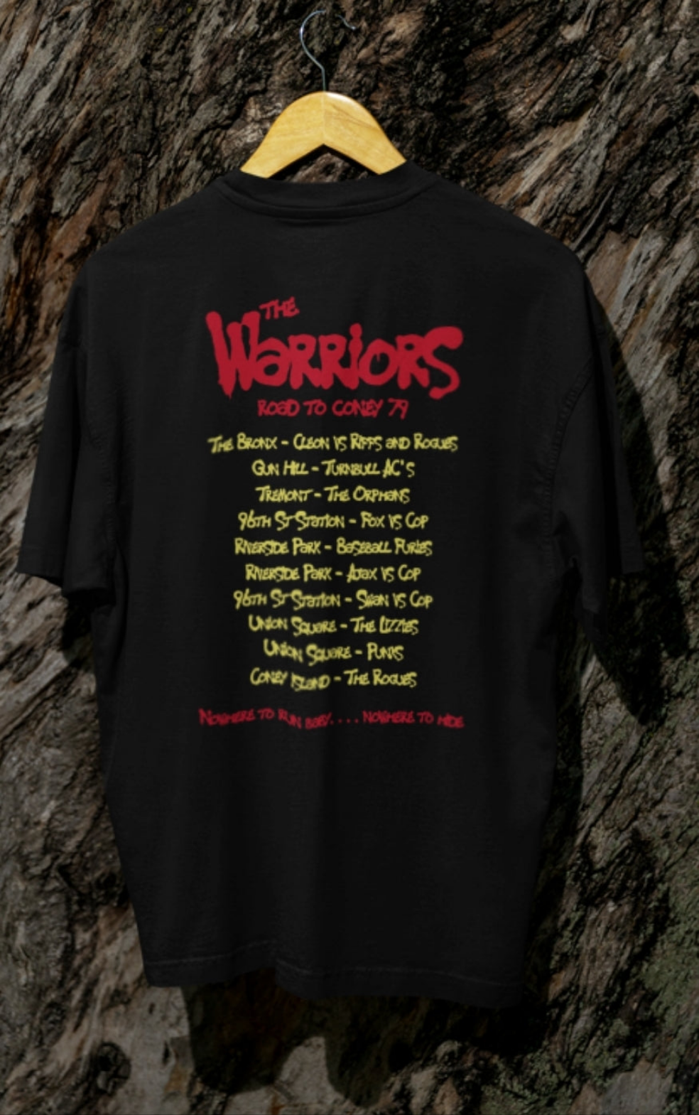 The Warriors tour shirt