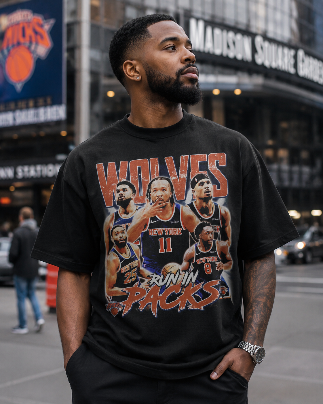 Knicks Run in Packs